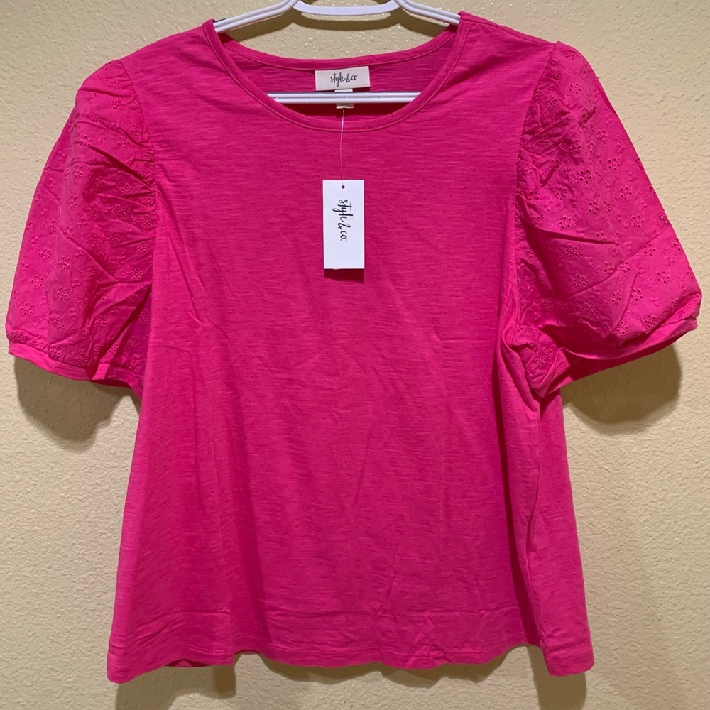 NWT STYLE & Co top size XL